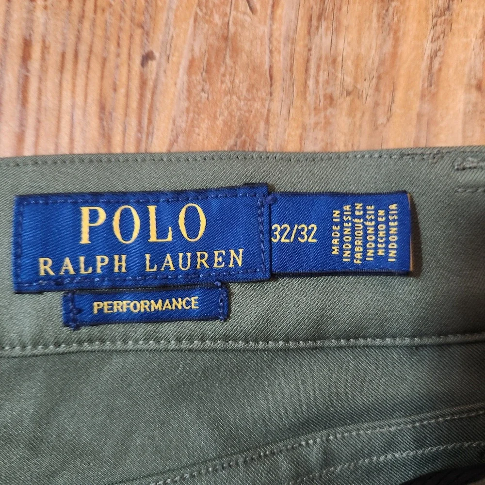 Polo Ralph Lauren Green Men's Performance Pants 32x32 5-Pocket Style‎ Athleisure